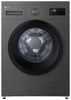 LG edestä täytettävä pyykinpesukone F4A1009NDK, 9kg, tumma harmaa - 1