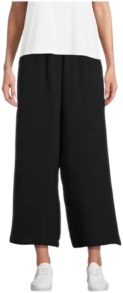 TEX naisten leveälahkeiset housut I282891 - black 2 - 1