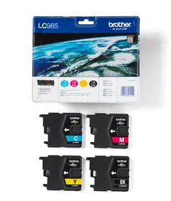 Brother mustepatruuna LC-985 BK BK/C/M/Y - 3