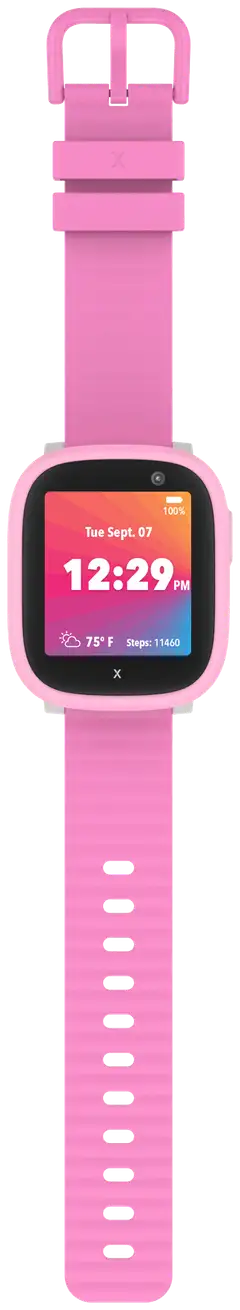 Xplora X6 Xconnect 2nd generation kellopuhelin pinkki - 1