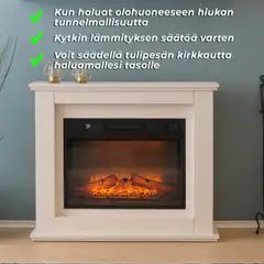 Lykke sähkötakka 2000 W L valkoinen - 5
