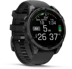 Garmin urheilukello Fenix 8 AMOLED 47 mm tummanharmaa/musta - 6