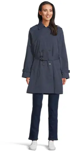 London Fog naisten trenssitakki 225L102608 - navy blue - 1