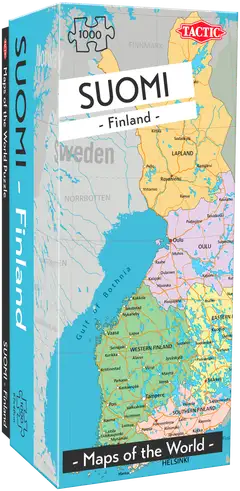 Tactic palapeli Maps of the World Finland 1000 palaa - 1