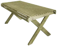 Tammiston Puu Pöytä Susanna 120cm kestopuu vihreä - 1