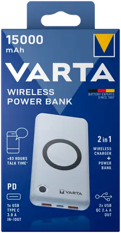 Varta langaton varavirtalähde 15000mAh - 1