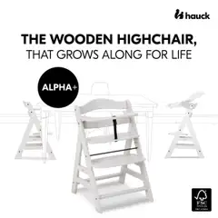 Hauck syöttötuoli Alpha+ creme - 22
