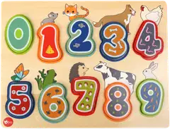 bo. opetuspalapeli Numerot ja eläimet - 4