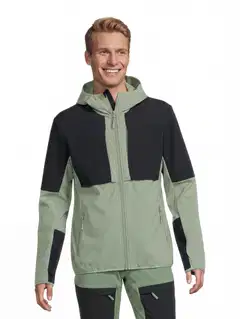 Luode12 miesten retkeily- ja ulkoilutakki 204L112655 - oil green - 1