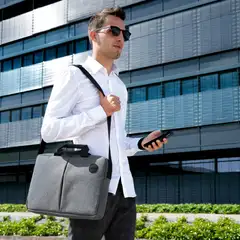 Hama Tietokonelaukku, Genua, 17.3", harmaa - 7