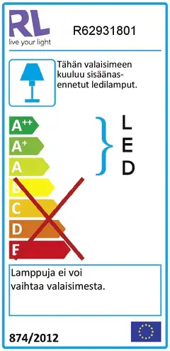 Trio LED-plafondi Camillus 30x30 cm IP44 valkoinen - 2