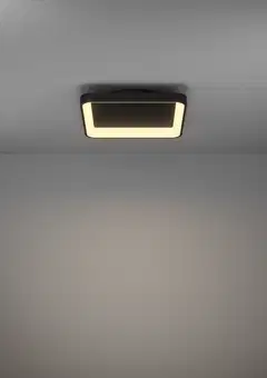 EGLO kattovalaisin Loretello LED 12W 35x35 cm musta/valkoinen - 8