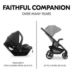 Hauck yhdistelmävaunut Shop N Care Travel Set 0-25 kg harmaa - 18