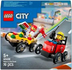 LEGO® City Great Vehicles 60458 Pizza-auto vastaan  paloauto – kilpa-autopakkaus - 2