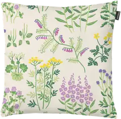 Finlayson koristetyynynpäällinen Joutomaa 48x48cm luonnonvalk/vihreä - 1