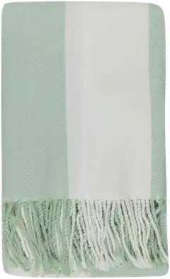 House huopa Stripe 130x170 cm vihreä/valkoinen - 1