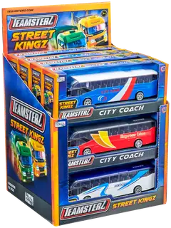 Teamsterz lelu Street Kingz Die-Cast City Coach linja-auto - 3