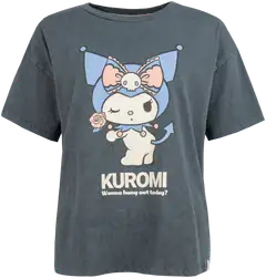 Hello Kitty naisten T-paita Kuromi - Antracite - 1