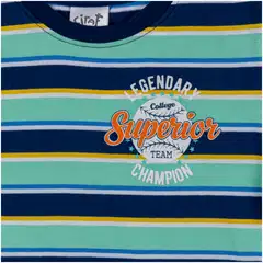 Ciraf lasten t-paita raita 25pc261633 - navy stripes - 3