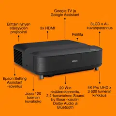 Epson Lifestudio Grand -projektori EH-LS670B - 10