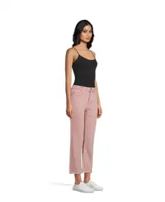 House naisten farkut Slim Mom - Misty Rose - 4