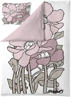 Vallila pussilakanasetti Olivia 150x210 cm rose - 1