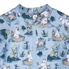 Muumi Vauvojen uima-asu Veneilijät 591892 - Vaaleansininen - 2