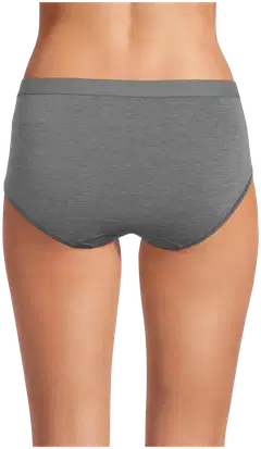 Actuelle naisten alushousut midi bambu AC-NOS-249 - Grey melange - 3