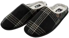 WKLY. miesten tossut Checks - Black - 1