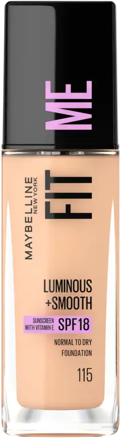 Maybelline New York  Fit Me Luminous & Smooth 115 Ivory -meikkivoide 30ml - 1