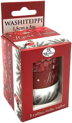 J.K. Primeco washiteippi 1,5cm x 5m Jouluaihe 3rll - 1