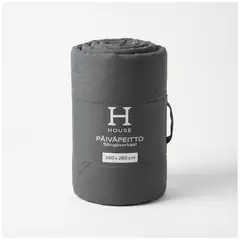 House päiväpeitto Box Stitch 260x260 cm harmaa - 1