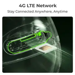 Reolink Go Series (G450) + aurinkopaneeli 2 4K 4G/LTE PT akku Cam Camo - 5