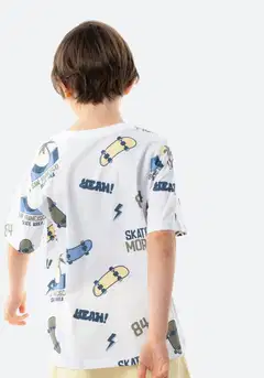 TEX lasten t-paita I276360 - WHITE 1 - 2