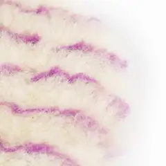 Maxshine 2060125R Premium-villakiillotuslaikka 5" – valkoinen/violetti, 2400GSM lampaanvillaa, vaahtotausta, poistaa tehokkaasti naarmut, pyörteet ja hologrammit, viimeistelee kiiltäväksi - 2