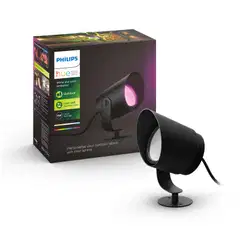 Philips Hue Lily -lisäkohdevalaisin 15W 2000-6500K 1060LM iso musta säädettävä - 2
