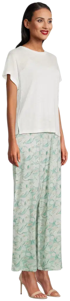 London Fog naisten pellavasekoitehousut 222L261709 - Multicolor - 4