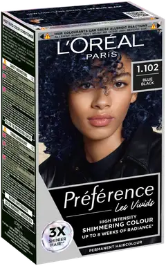 L'Oréal Paris Préférence Vivid Colours Blue Black intensiivinen kestoväri 1kpl - 2