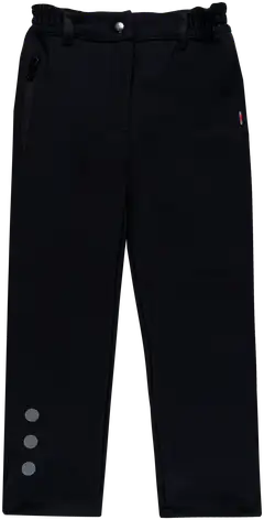 Ciraf lasten softshell-housut 252C08200D - MUSTA - 1