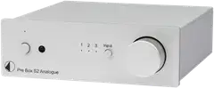 Pro-Ject Esivahvistin Pre Box S2 Analogue hopea - 1