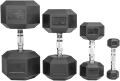 Gymstick käsipaino Pro Hex - MUSTA - 2