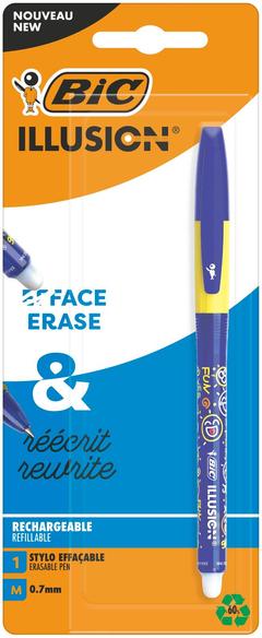 BIC Illusion pyyhittävä geelikynä sininen 1kpl