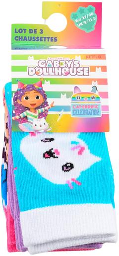 Gabby's Dollhouse lasten laadukas sukka 3 paria