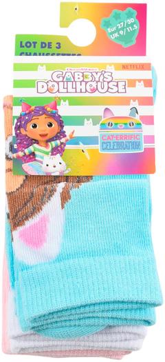 Gabby's Dollhouse lasten laadukas sukka 3 paria