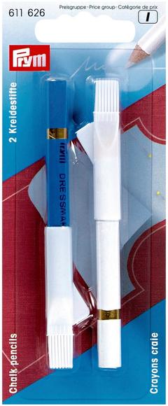 Prym liitukynä ja pensseli valkoinen/sininen