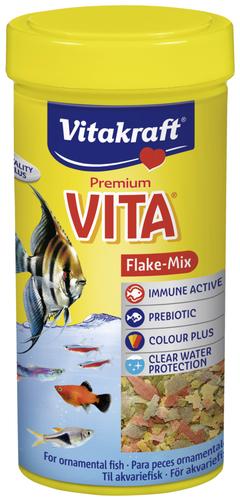 Vitakraft VITA Flake-Mix Lemmikkieläinten täysruoka akvaariokaloille 250ml