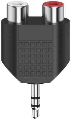 Hama Audiosovite, 1 x 3,5 mm uros - 2 x RCA naaras