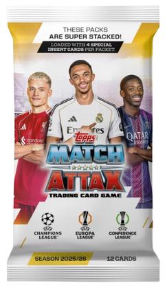 Topps Match Attax Mestarien Liiga Jalkapallokortit (12kpl)
