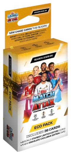 Topps Match Attax Mestarien Liiga Eco Pack Jalkapallokortit