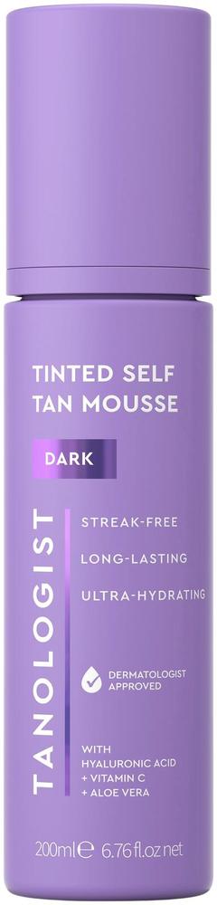 Tanologist Tinted Self Tan Mousse - Dark -itseruskettava vaahto 200ml